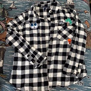 Checker board female shirt